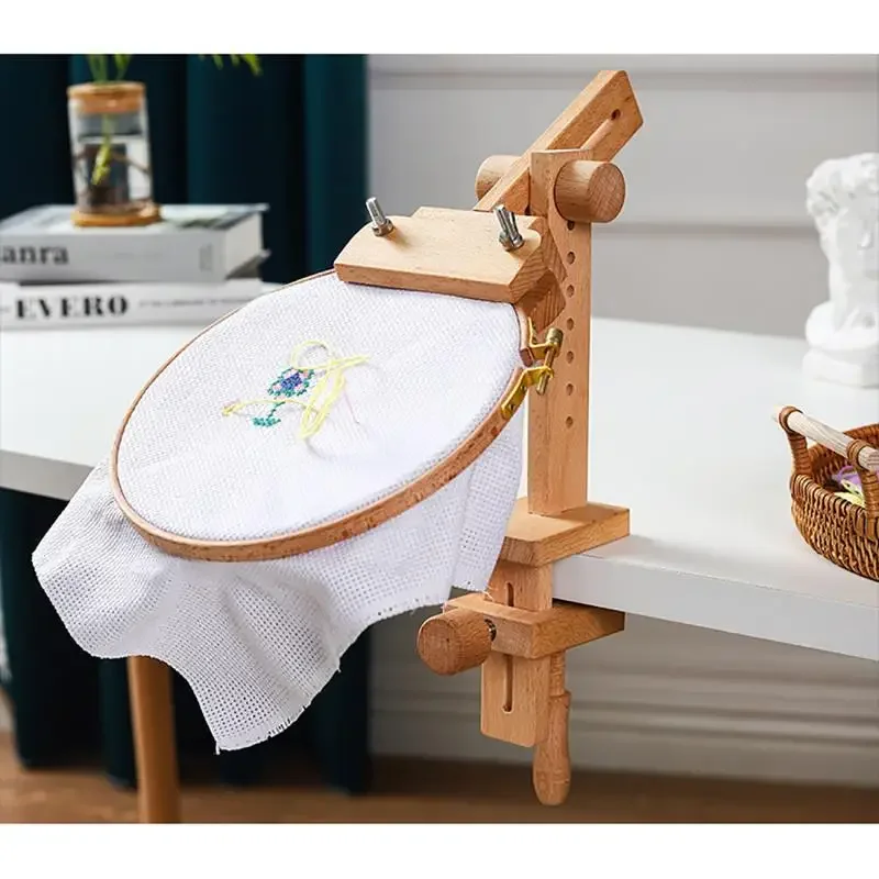 Embroidery Hoop Kit - 360 ° Soporte de escritorio de