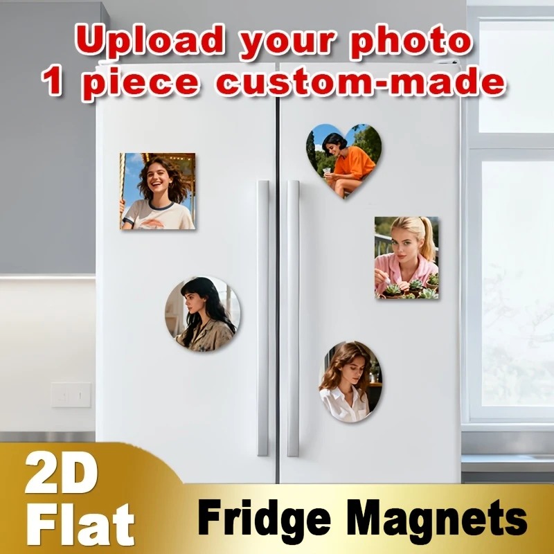 Art Craft Kitchen - Imán de Refrigerador con Foto Personalizada,