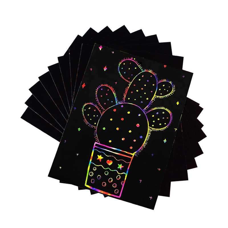 Art Craft Rainbow - Papel de Rascar Mágico Arcoíris para