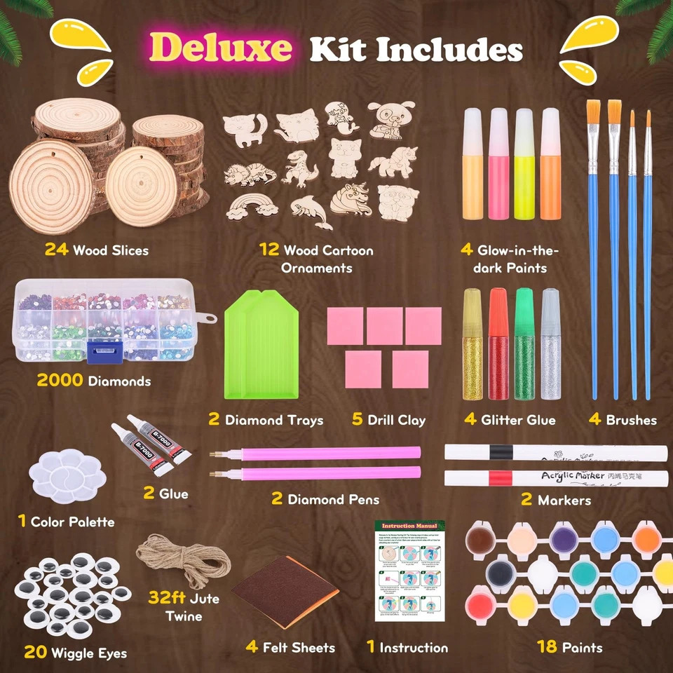 Art Craft Education - Kit de Pintura de Madera que