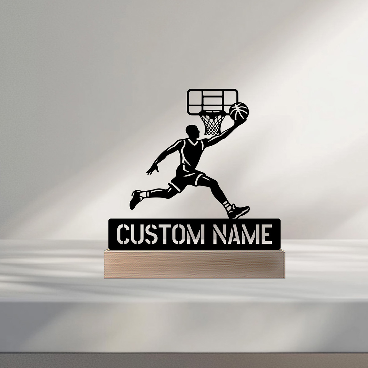 Art Craft Us - Estatua de Metal con nombre personalizado,