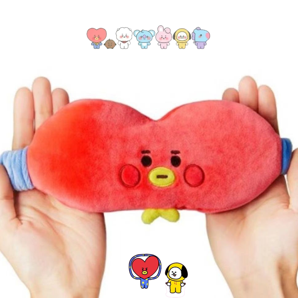 Art Craft Eyes - Antifaz de peluche BT21 con diseño