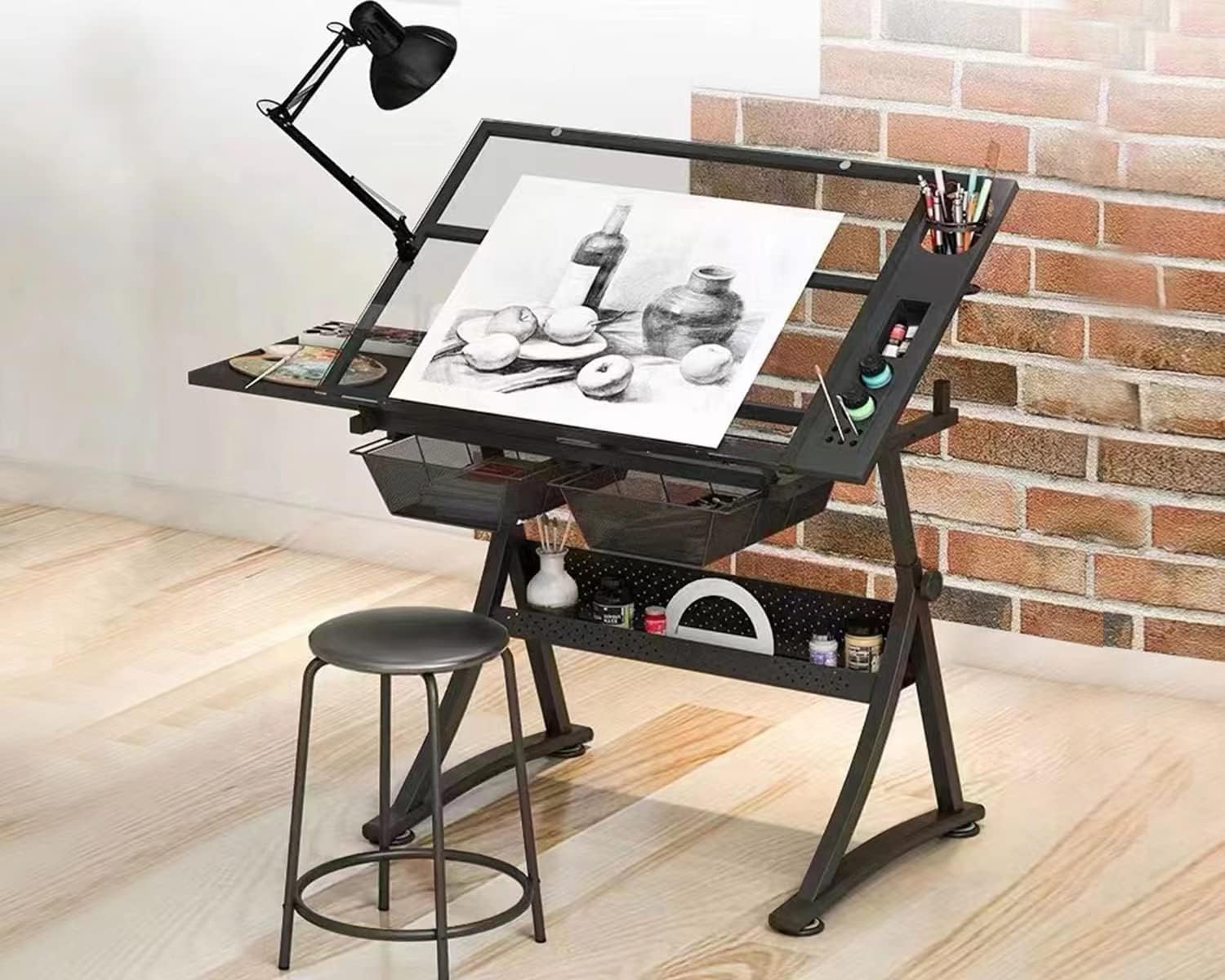 Art And Craft Studio - Mesa de Dibujo de Vidrio para