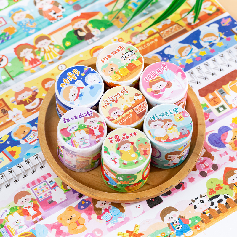 Art Craft Museum - 1 Rollo de Cinta Decorativa Washi