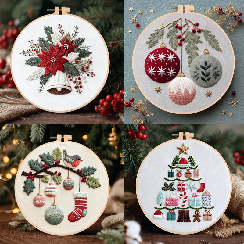 Kit de Bordado DIY para Árbol  - Embroidery Hoop Kit reseña y precio