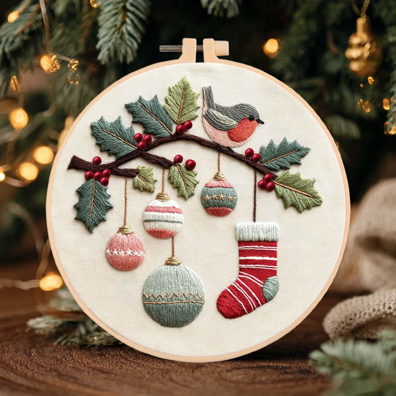 Kit de Bordado DIY para Árbol  - Embroidery Hoop Kit reseña y precio