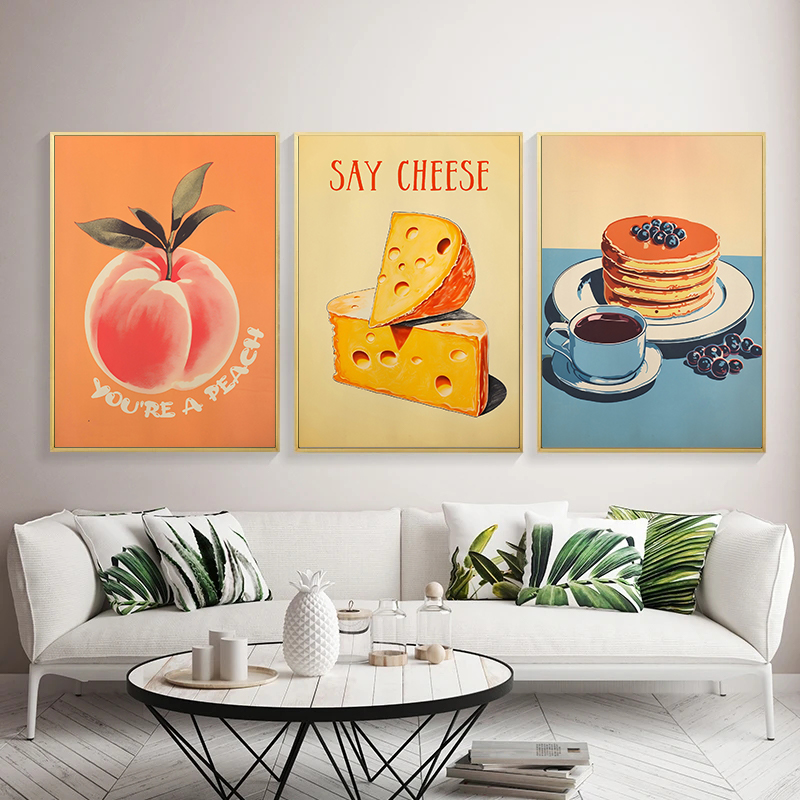 Póster Vintage de Comida: Huev - Art Craft Kitchen reseña y precio