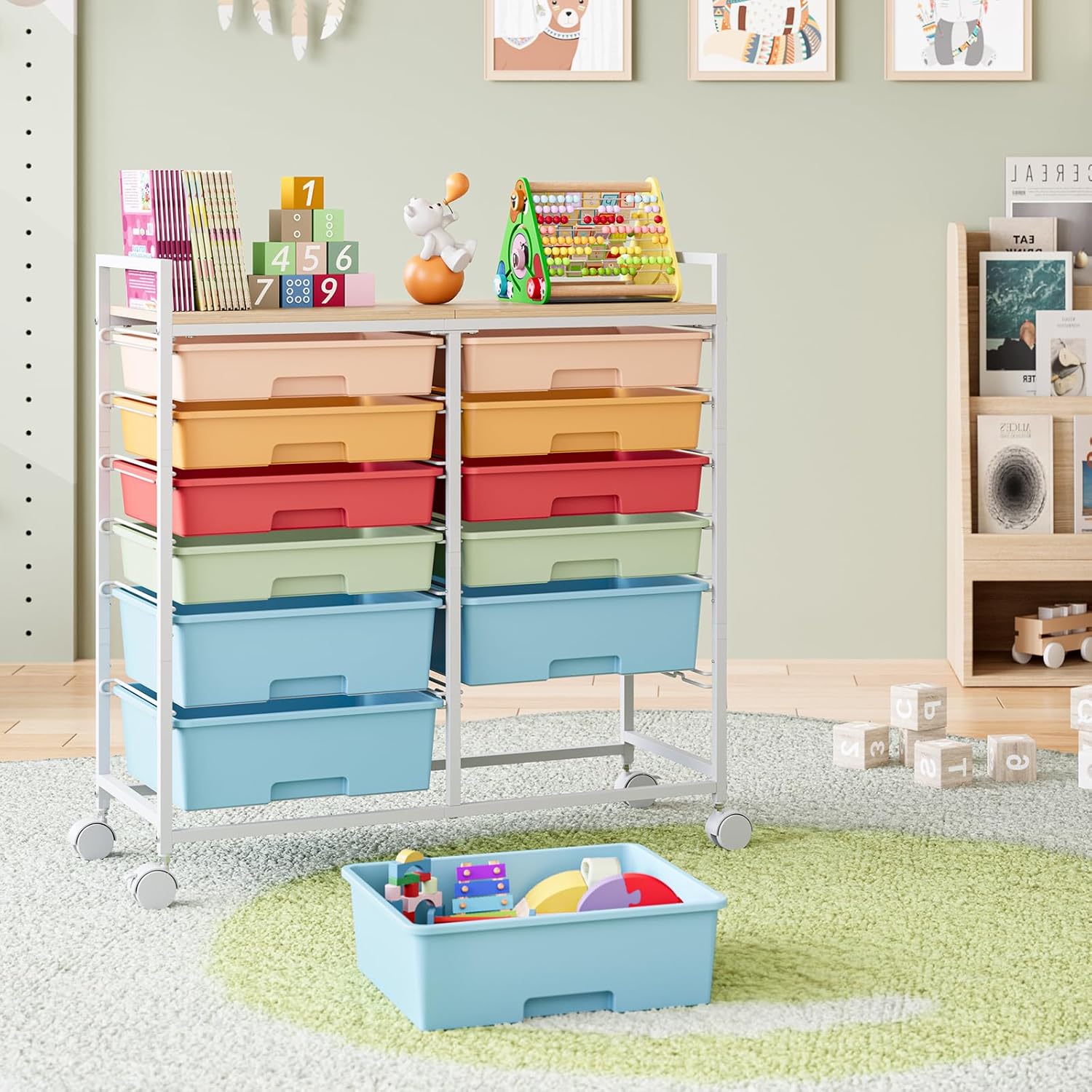 Carrito de Almacenamiento con  - Art Craft Rainbow reseña y precio