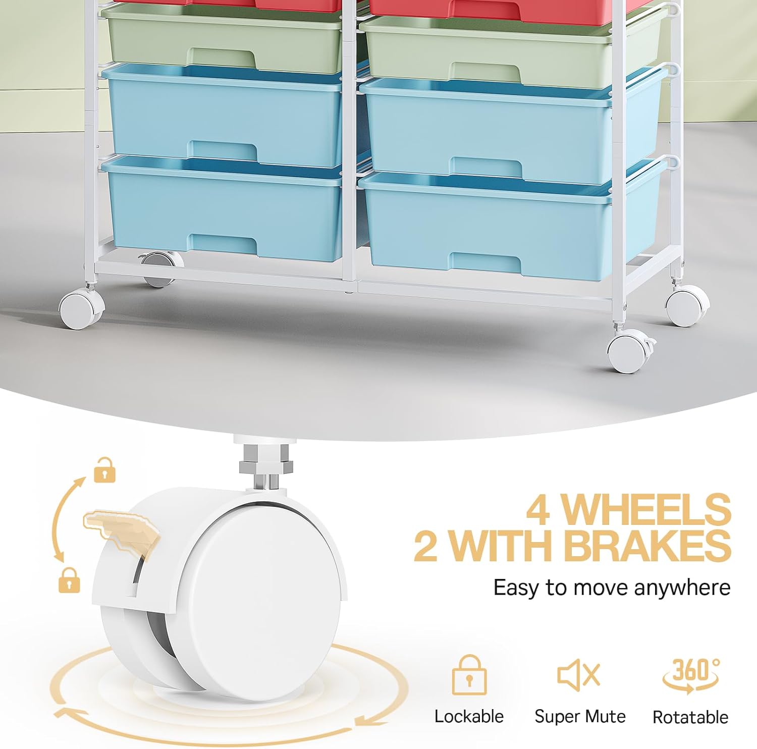 Carrito de Almacenamiento con  - Art Craft Rainbow reseña y precio