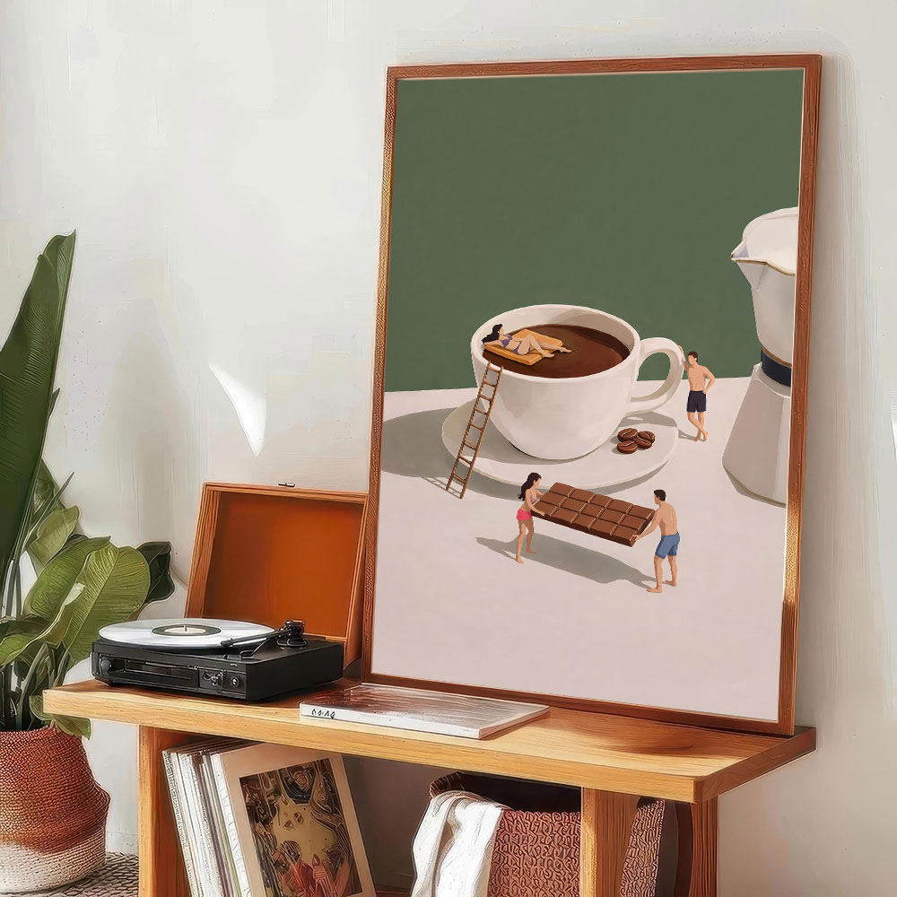 1 póster sin marco con diseño  - Art Craft Kitchen reseña y precio