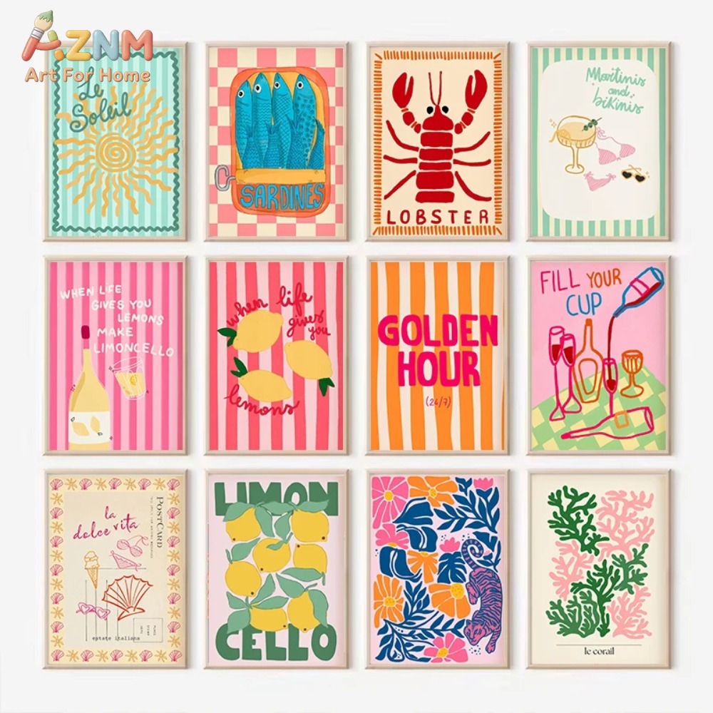 AZNM - Decoración de pared par - Art Craft Kitchen reseña y precio