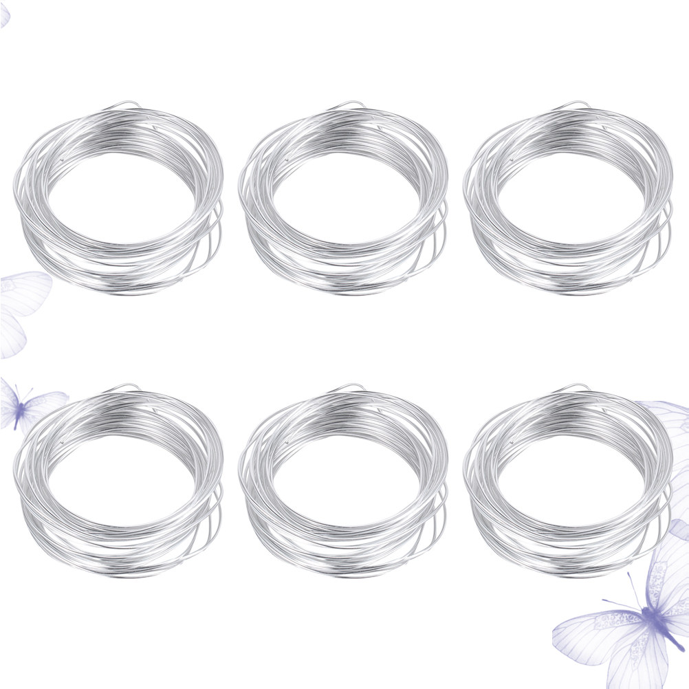 6 Rollos de Alambre de Alumini - Art Craft Flower reseña y precio
