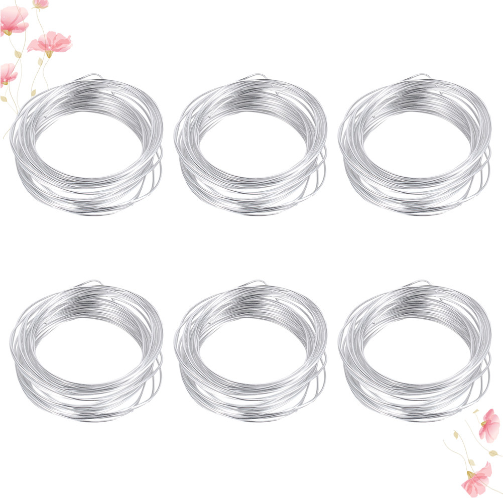 6 Rollos de Alambre de Alumini - Art Craft Flower reseña y precio