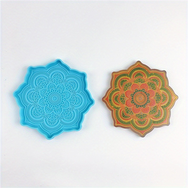 Molde de silicona con posavaso - Art Craft Flower reseña y precio