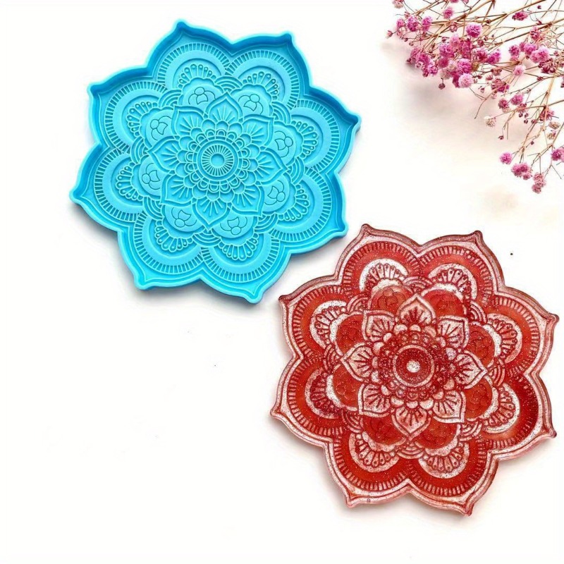 Molde de silicona con posavaso - Art Craft Flower reseña y precio
